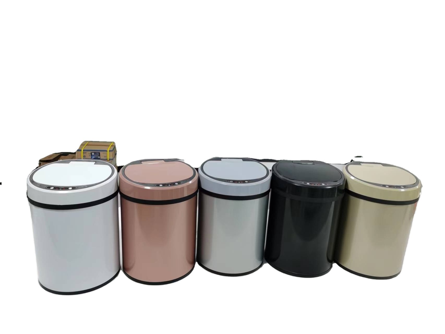 Best Selling 50L 50 Liter Trash Can 3L Stainless Food Waste Bin With Lock Lid Touch Dustbin