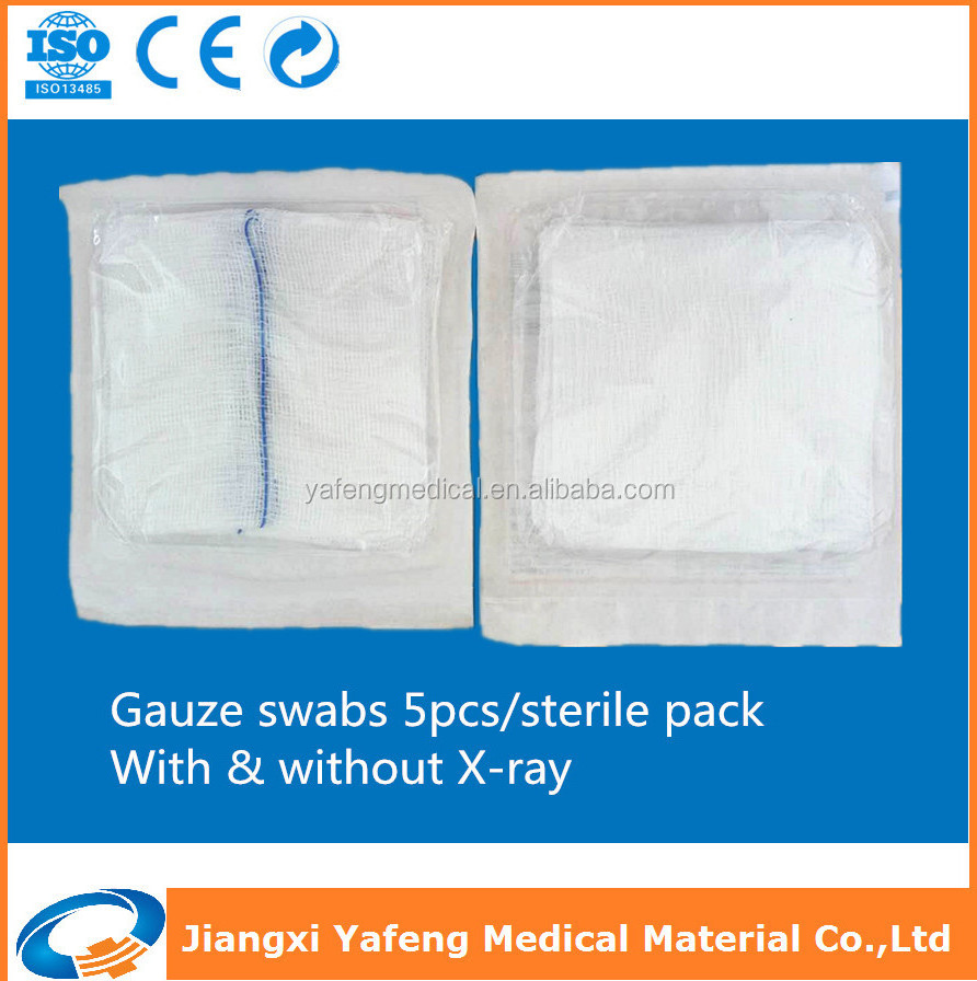 Cotton Gauze Manufacture Medical Absorbent Gauze Sponge Dressing Pack