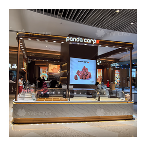 Fashion Modern High Quality Retail Food Display Showcase Ice Cream Glass Display Cabinet Commercial Furniture