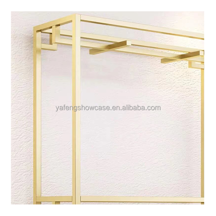 Modern Metal Clothing Display Rack High-End Women'S Clothing Store Display Rack Customization