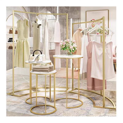 Modern Women'S Clothing Store Furniture Shopping Center Retail Women'S Clothing Display Rack Design Customization