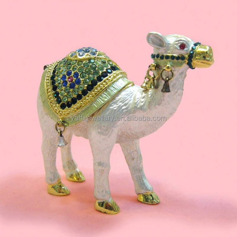 new product home decoration camel metal trinket box