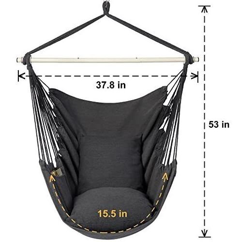 Black sand Beach seaside hammock outdoor camping Large space portable hammock aerial yoga hammock