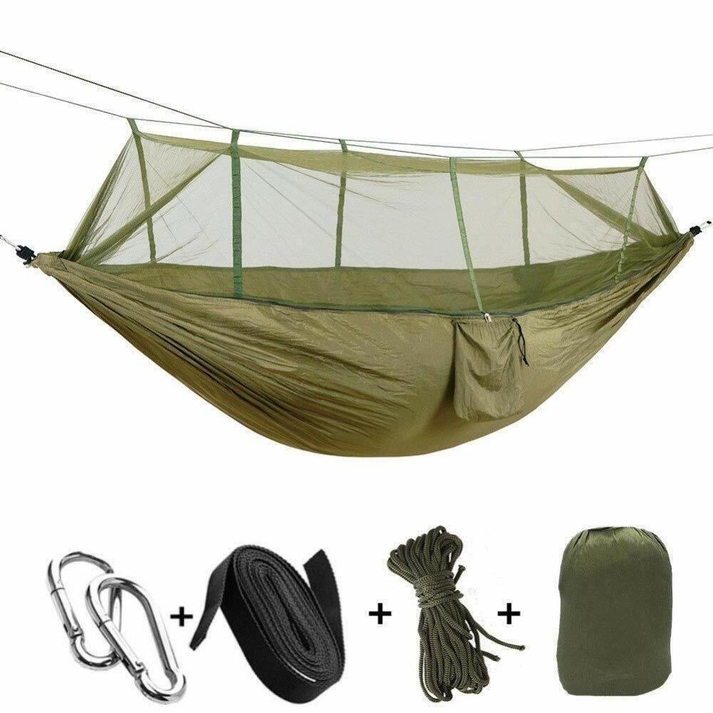 Portable camping hammocks and tent awnings Rain canopy mosquito nets Ultralight nylon double camping aerial tent