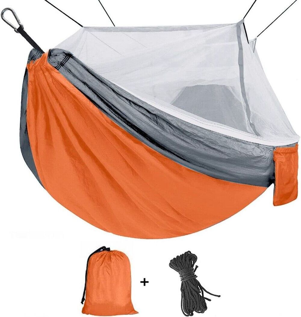 double camping hammock tent with mosquito net hanging bed portable hammock with mosquito net