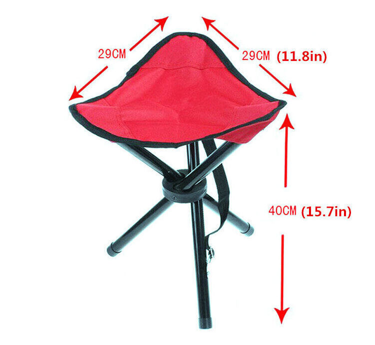 Portable folding stool Tripod chair Travel fishing camping folding seat folding low profile camp chair