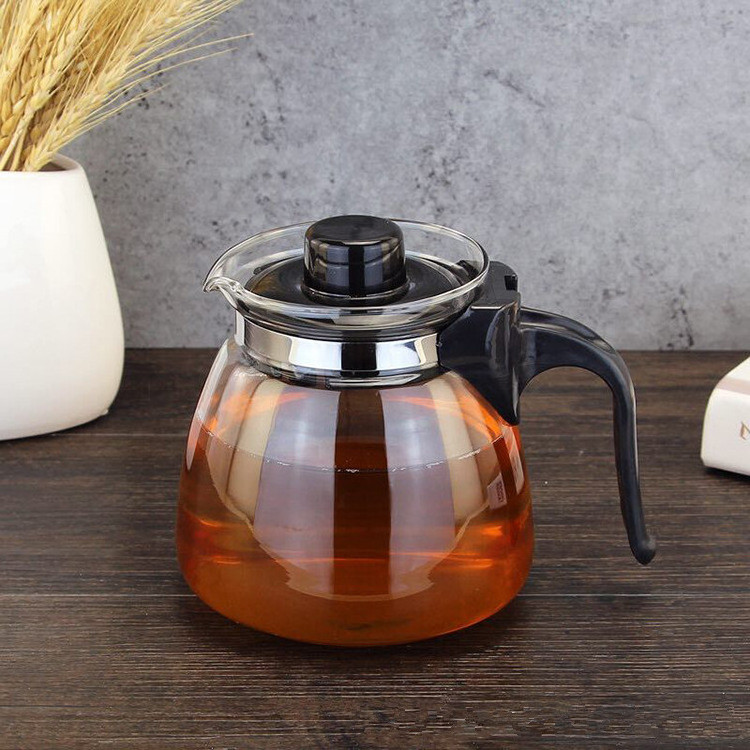 Multiple Heat Resistant Glass Teapot Coffee Pot With 304 Stainless Steel Infuser And Lid Infusion Glass Tea Pot Set