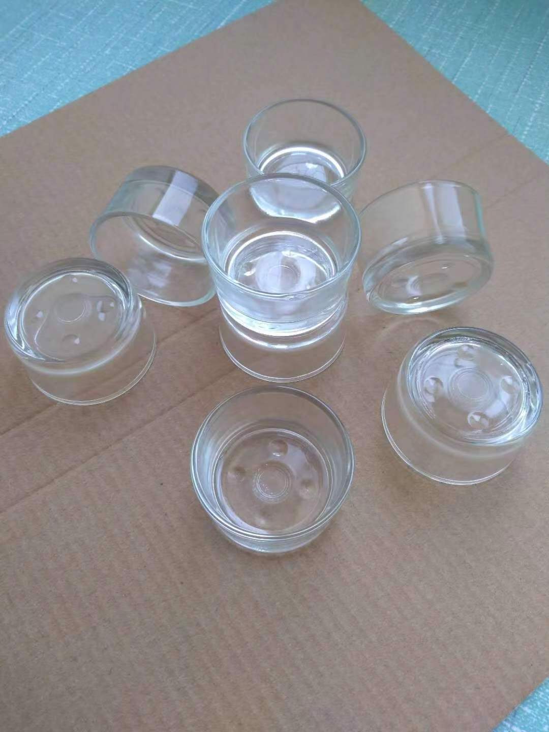 Reusable Clear Tealight Candle Holder Set of 10pcs for wedding party decorations