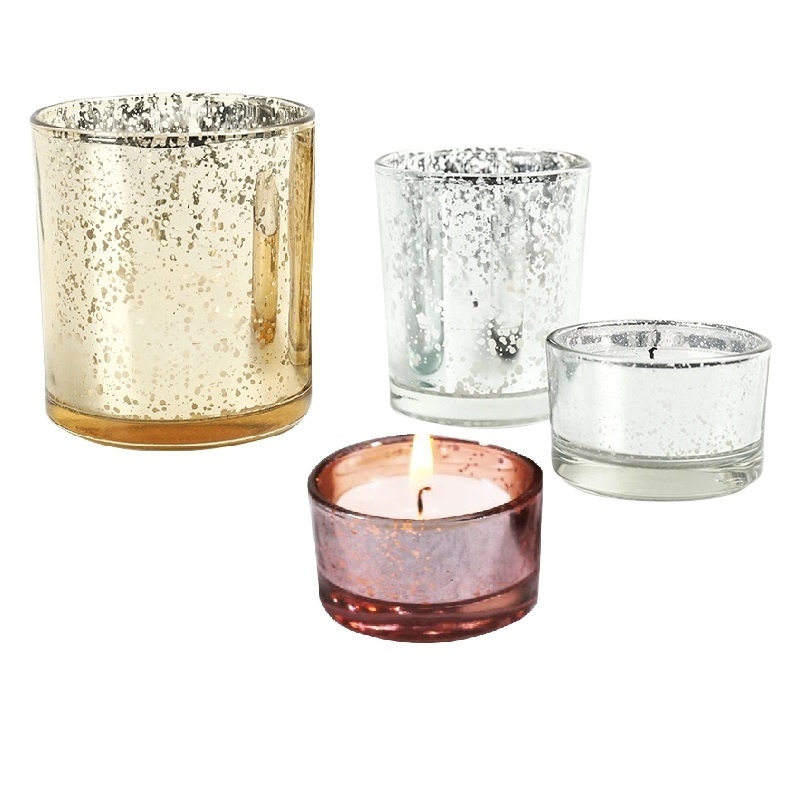 Mercury Glass Votive Tealight Candle Holders for Wedding