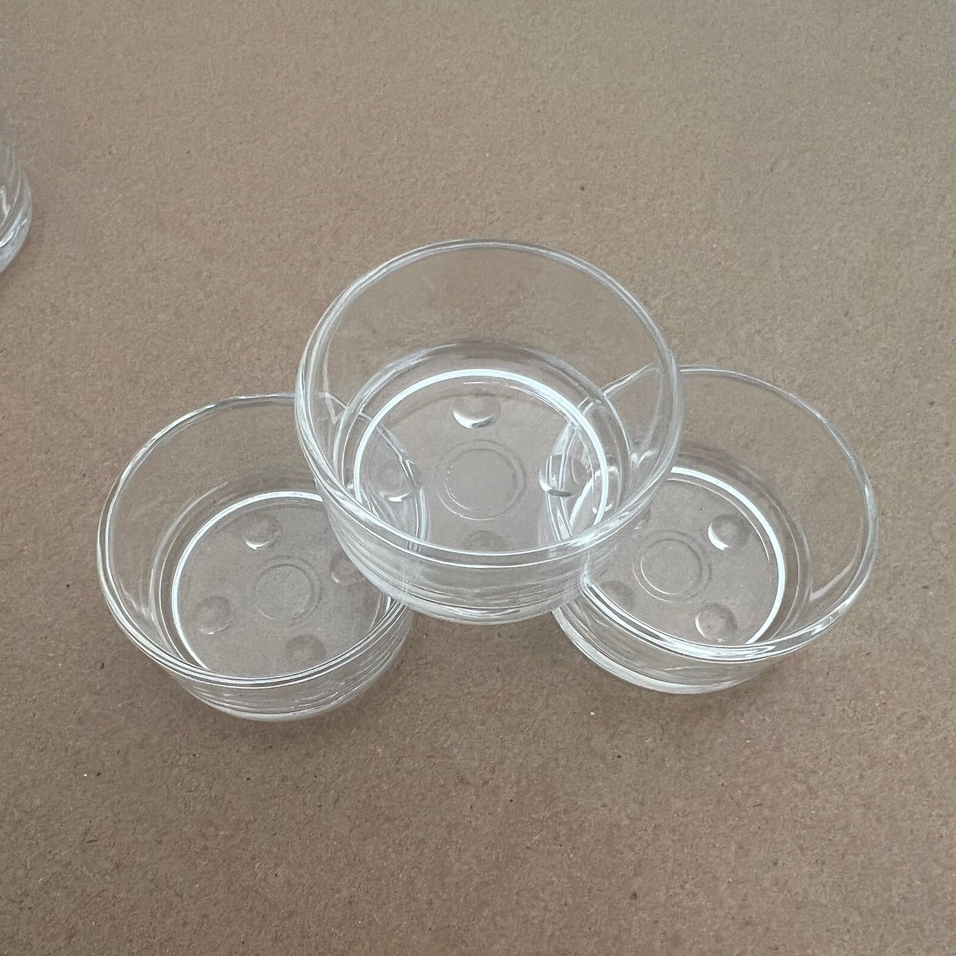 Reusable Clear Tealight Candle Holder Set of 10pcs for wedding party decorations