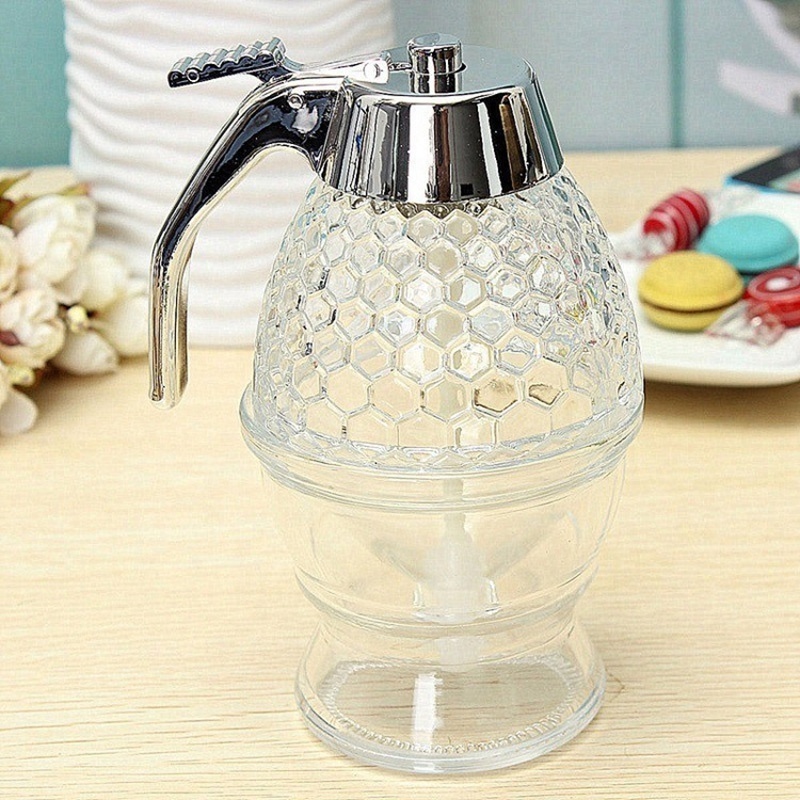 Hot selling Honey Dispenser Best Price Bee Honey Dispenser Baking Syrup Acrylic Honey Dispenser