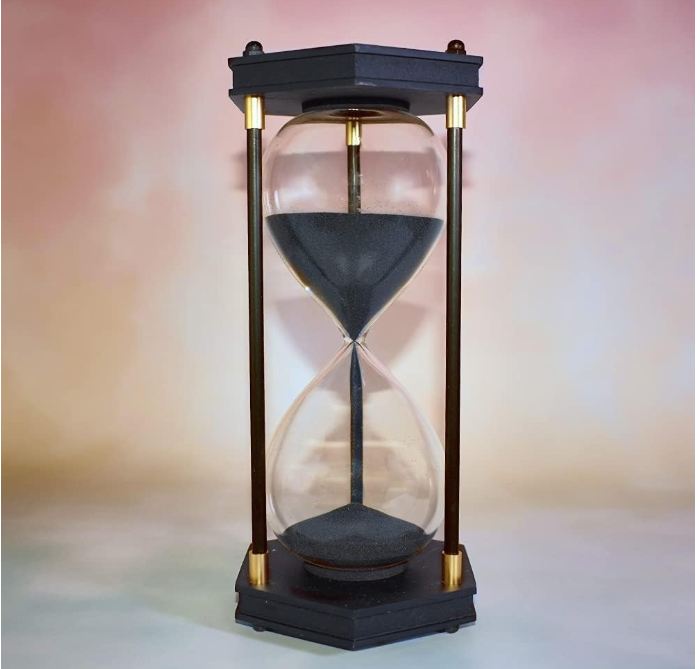 30 Minutes 60 Minutes Hourglass Large Sand Timer for Gift 1 Hour Glass Sand Clock for Wedding Home Desk Office