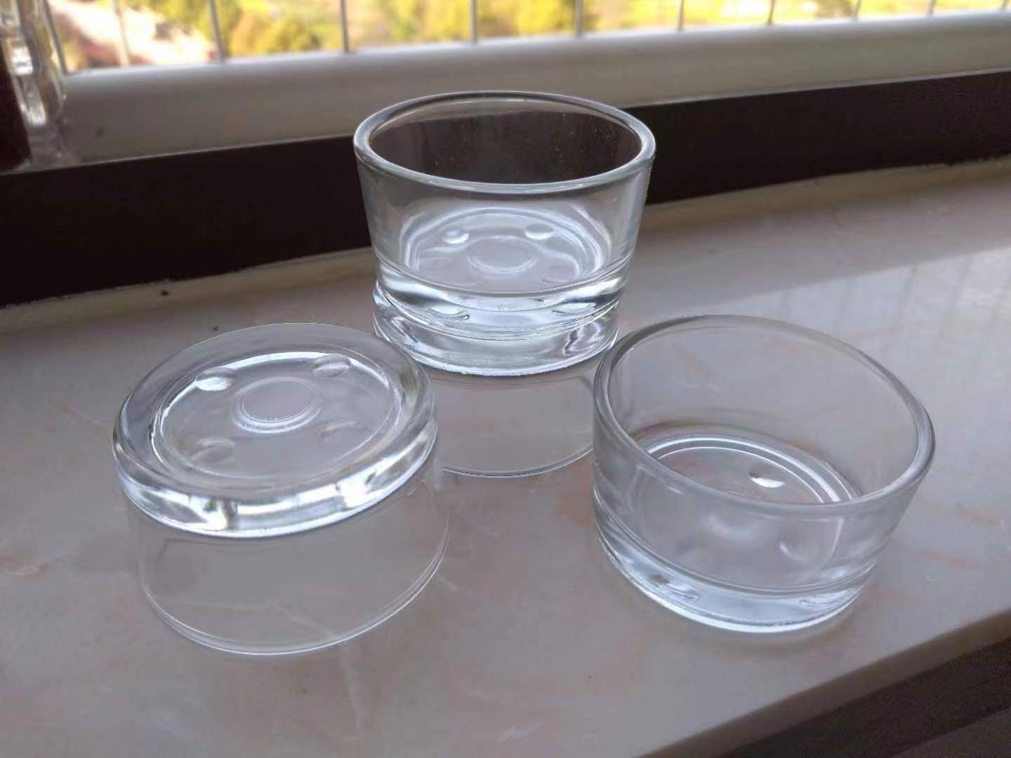 Reusable Clear Tealight Candle Holder Set of 10pcs for wedding party decorations