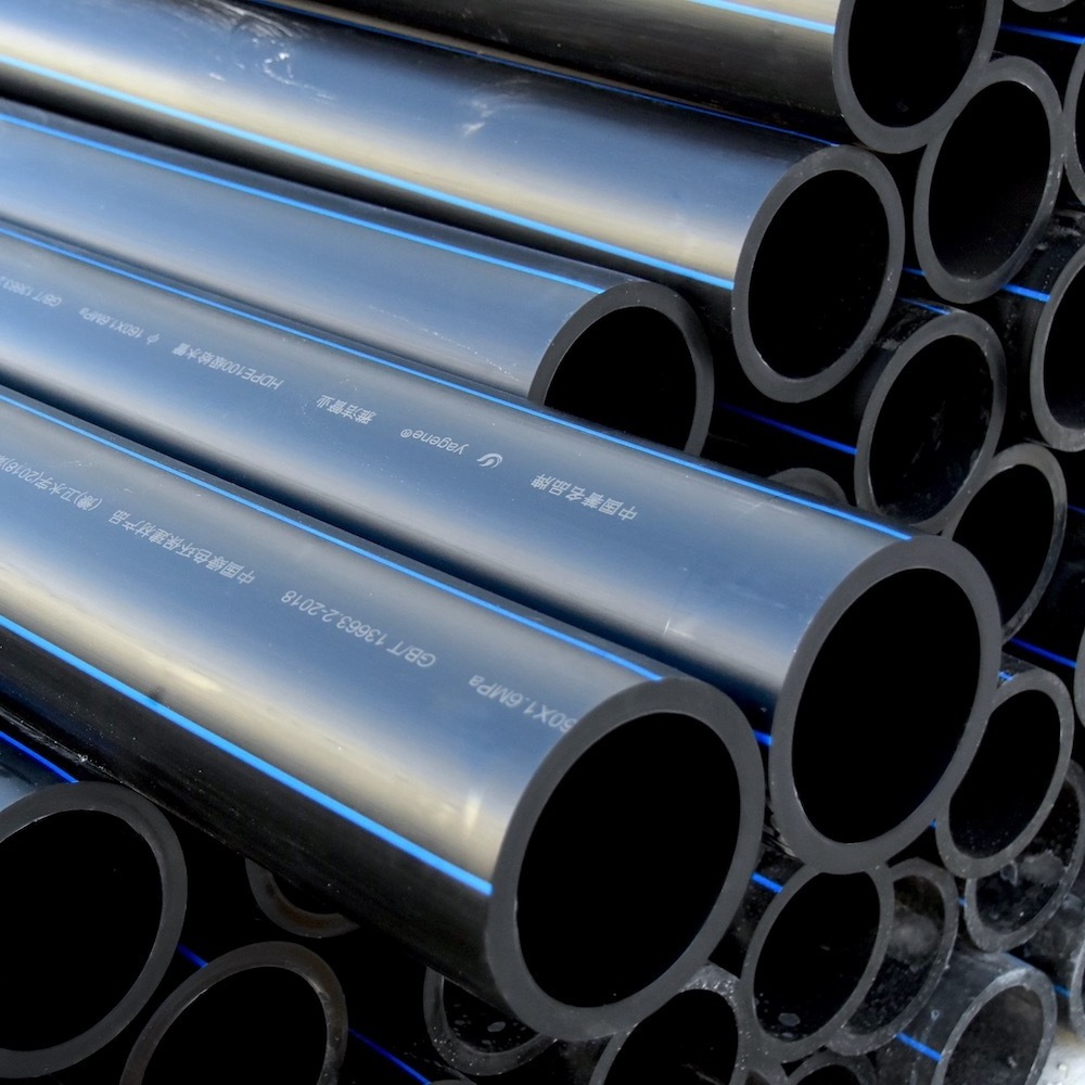 YAGENE pipes HDPE pe 100  PN6-20 DN16mm 180mm 355mm 630mm PE100 HDPE pipe polyethylene pipe price list