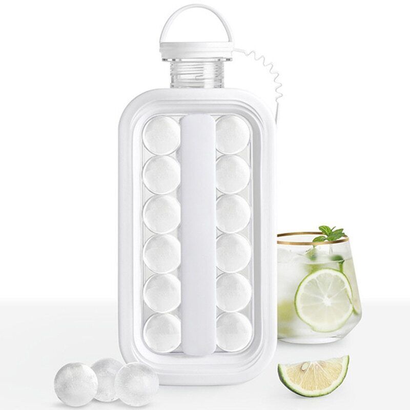 Wholesale Ice Cube Molds Bottle Creative Hockey Bubble Ice Ball Maker Portable Bottle Make Ice Cubes