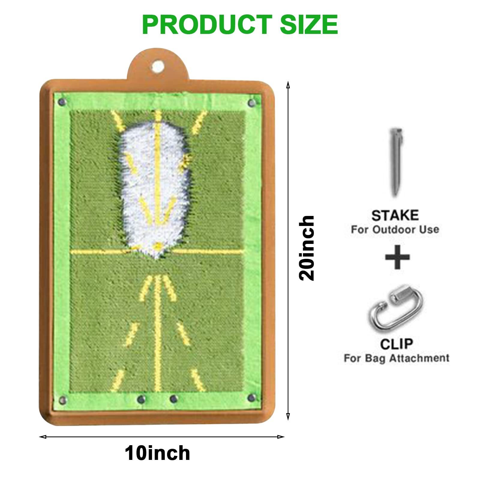 Golf Practice trajectory Display Anti-slip Hitting Mat Manufacturer Mini Golf Rubber Mat golf swing trainer training mat