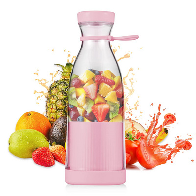 Mini Electric Juicer Cup 420Ml Portable Juicer Mixer Usb Fresh Fruit Juice Blender 6 Blade Blender Espremedor De Laranja