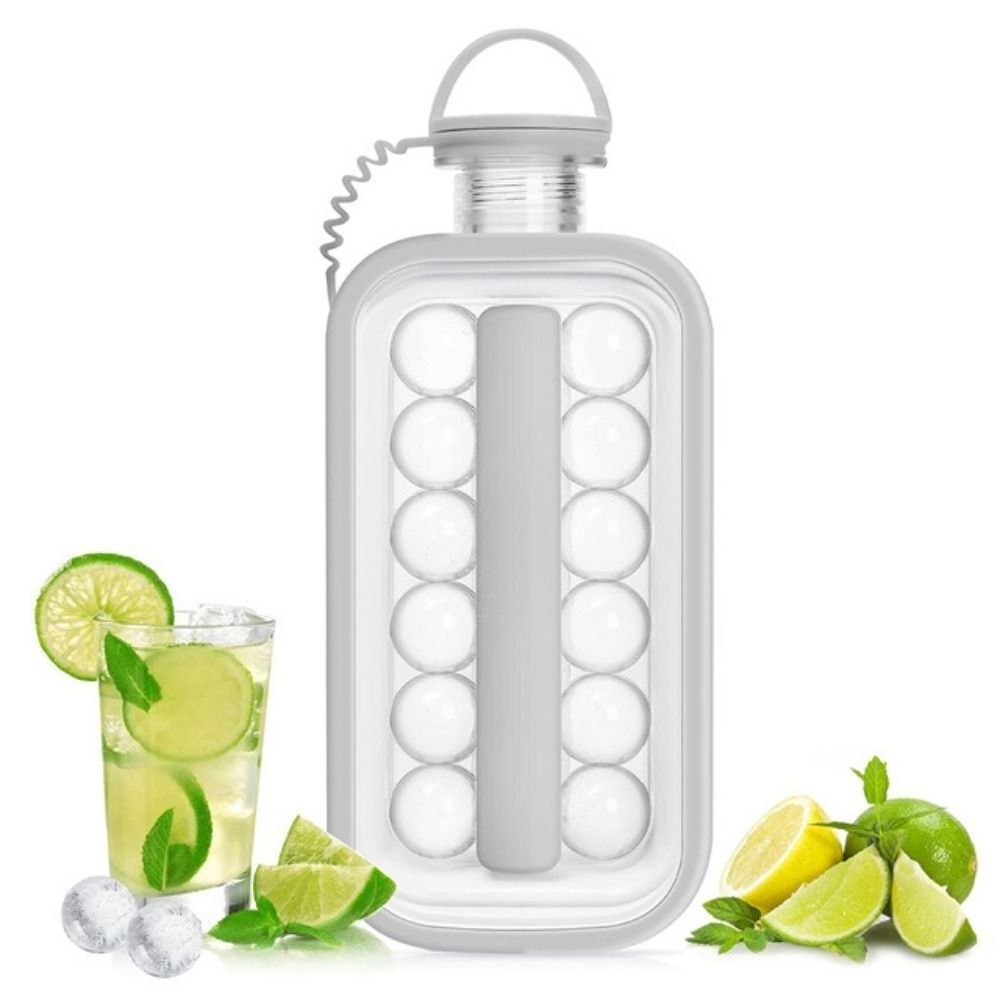 Wholesale Ice Cube Molds Bottle Creative Hockey Bubble Ice Ball Maker Portable Bottle Make Ice Cubes