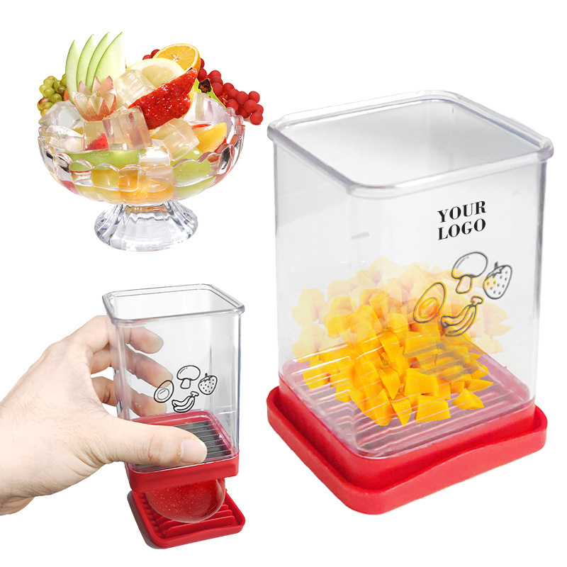 2024 New Fruit Slicer Cup and Vegetable Speed Slicer with Push Plate Egg Slicer Banana Strawberry Cutter Slicing Tool