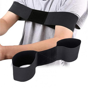 Golf Hand Posture Corrector Belt Elastic Band Arm Motion Correction Belt Portable Golf Swing Trainer Aid Golf Swing Arm Band