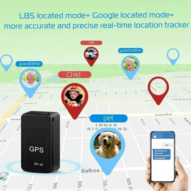 Nice Car GSM/GPRS/GPS Tracker GSM Tracking Device GPS Locator   Mini Vehicle Tracker 4g gps tracker gps gf-07