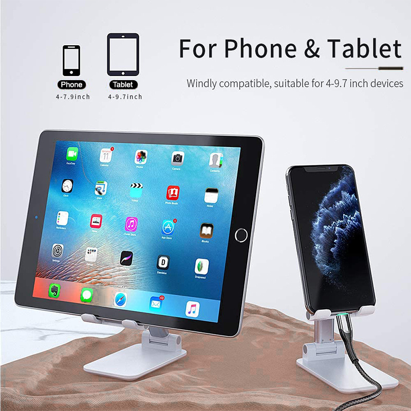 Universal Desktop Mobile Phone Holder Stand for IPhone IPad Adjustable Tablet Foldable Table Cell Phone Desk Stand Holder