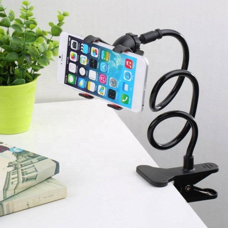 Universal Gooseneck Flexible Long Arms Mobile Phone Holder Desktop Bed Lazy Bracket Mobile Stand 75CM Cell Phone Holder