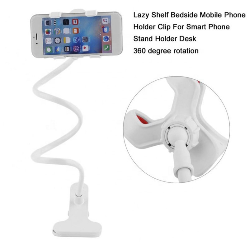 Universal Gooseneck Flexible Long Arms Mobile Phone Holder Desktop Bed Lazy Bracket Mobile Stand 75CM Cell Phone Holder