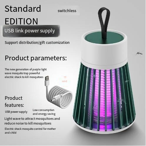 Electric Radiationless Cordless Rechargeable Mosquito Zapper Indoor & Outdoor Portable Bug Zapper with Hanging Hook