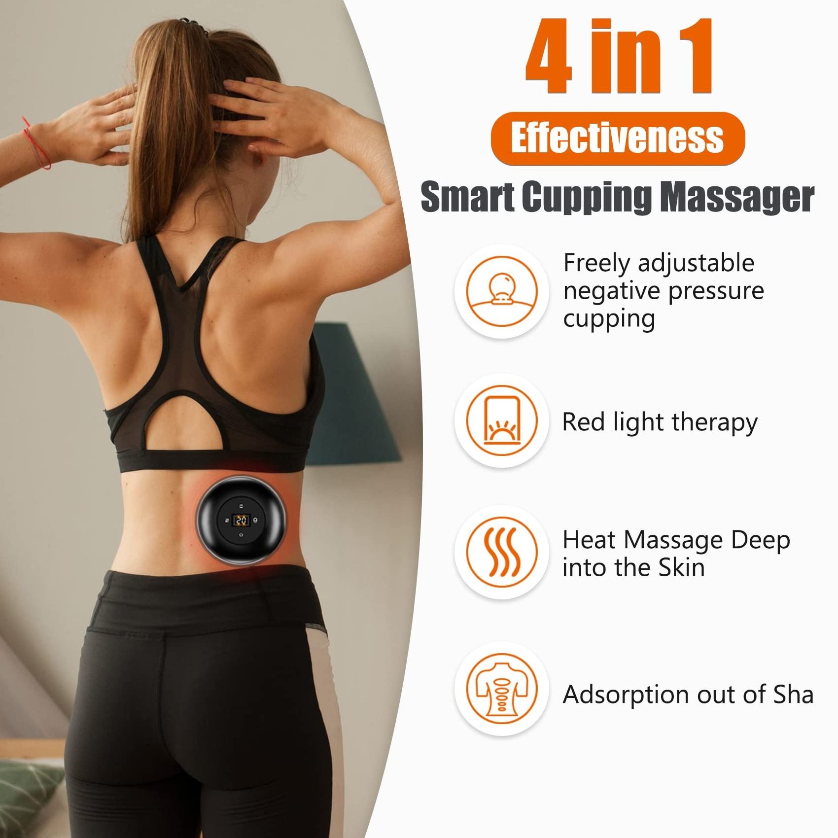 2024 new Electric Gua Sha Massage Tool Cellulite Massager 4 in 1 Vacuum Therapy Machine Smart Dynamic Cupping Therapy Set