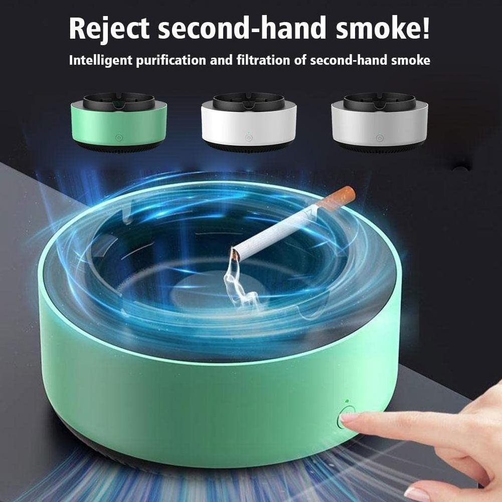 Multipurpose Ashtray with Air Purifier Function Odor Smoke Removal Ashtray Anion Automatic Purifier Ashtray Smoking Accessories