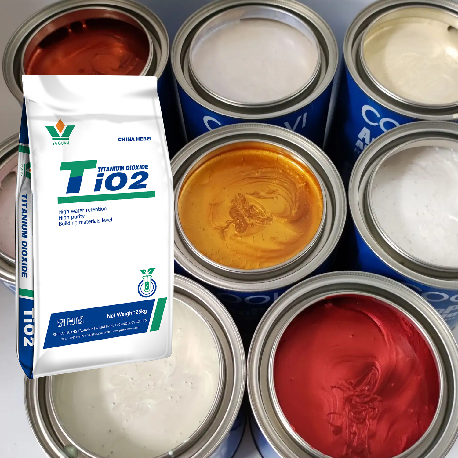 nano titanium dioxide titanium dioxide price per kg for paints and coating