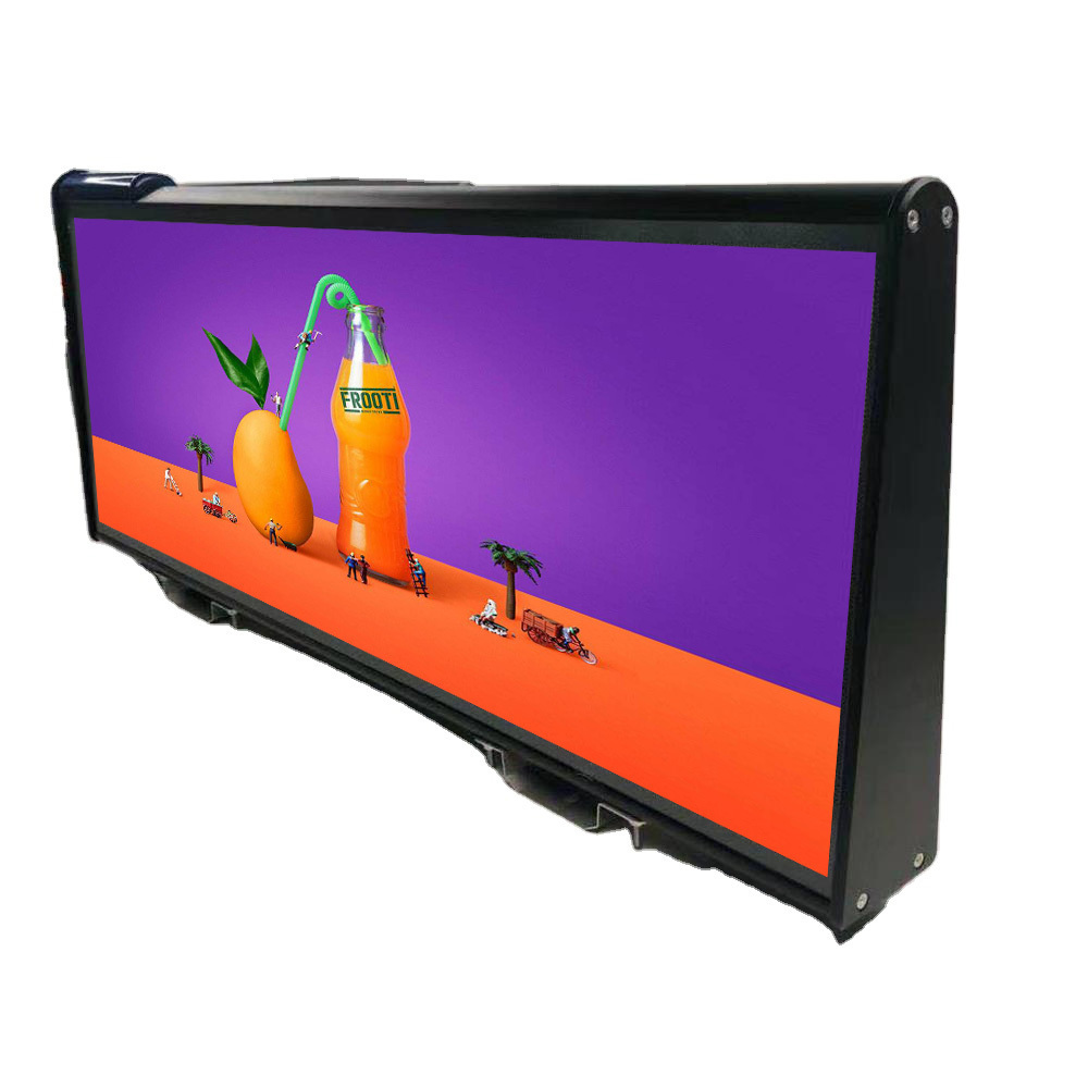 Taxi Top P2.5 P3.33 LED Display taxi roof Full color sign 4G WIFI GPS Outdoor Taxi Top Moving Advertising Billboard screen