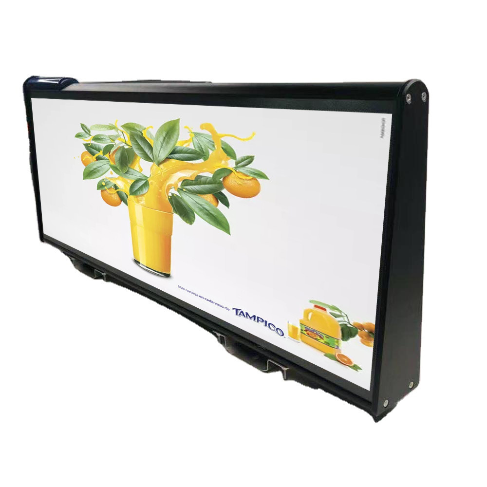 3G 4G wireless control P2.5 P3.33 taxi top led display/Car Top Sign/ LED Advertising 960x320mm double sided car roof top