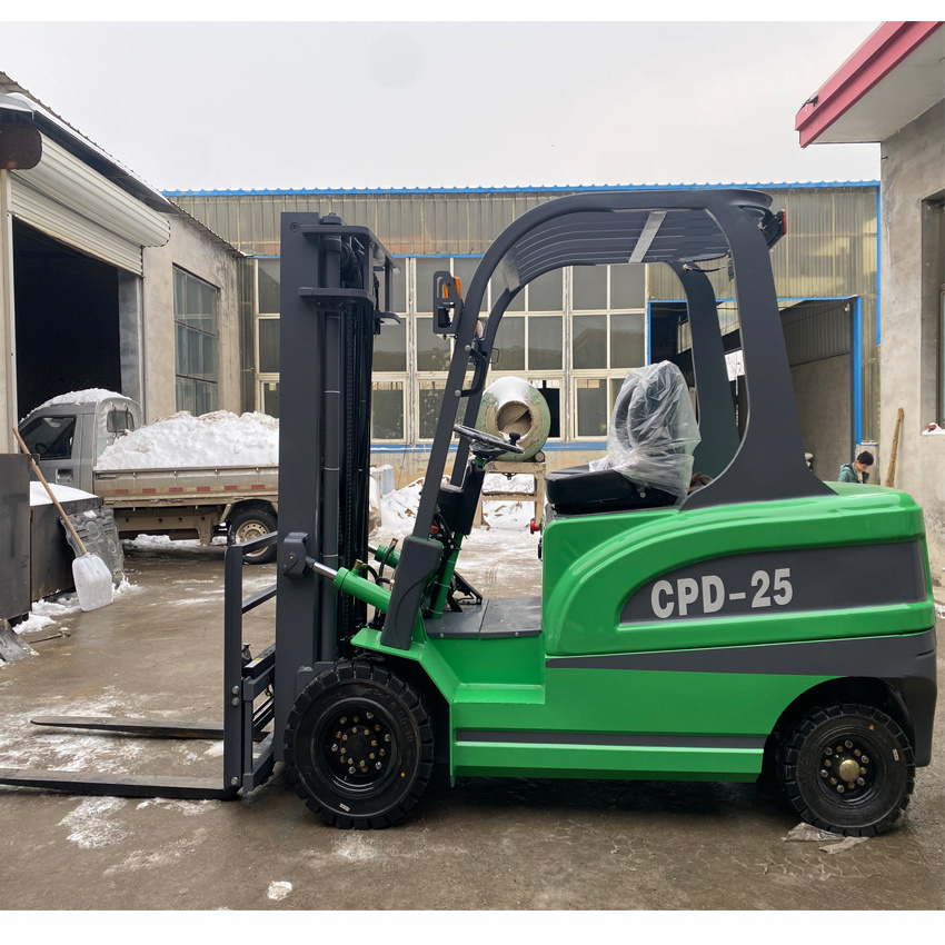 forklift 2 Ton 3 Ton1.5 Ton 3 Wheel 4 Wheel Lithium Battery Fork Lift Trucks with Solid Tire