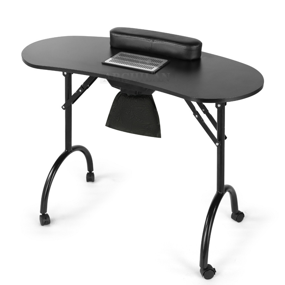 OEM Beauty Nail Table Multi-purpose Folding Manicure Table For Salon