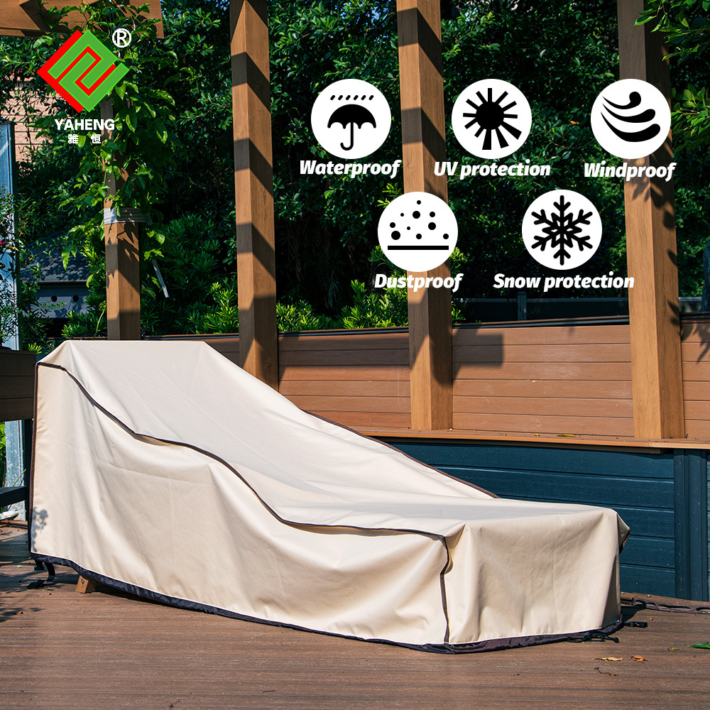 Sun Patio Outdoor Chaise Lounge Covers Heavy Duty Waterproof Beach Chair Cover