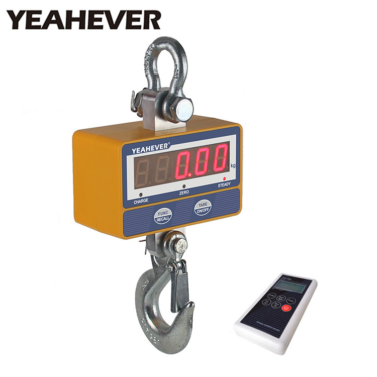 Popular Electronic Weighing with crane mini scale Load Capacity 100kg to 1T ocs crane scale