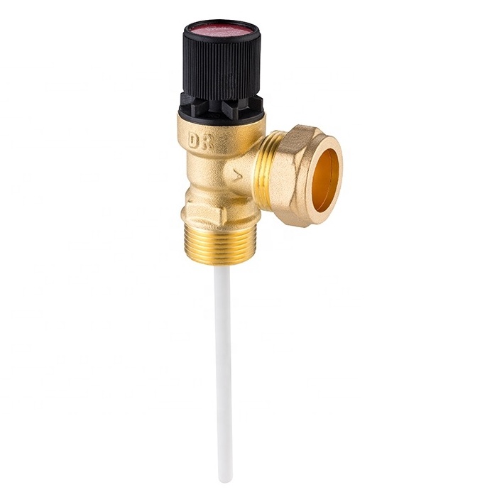 WRAS tp valve 22mm 3/4'' 3bar 6bar 95C  SABS approved passed water heater safety valve