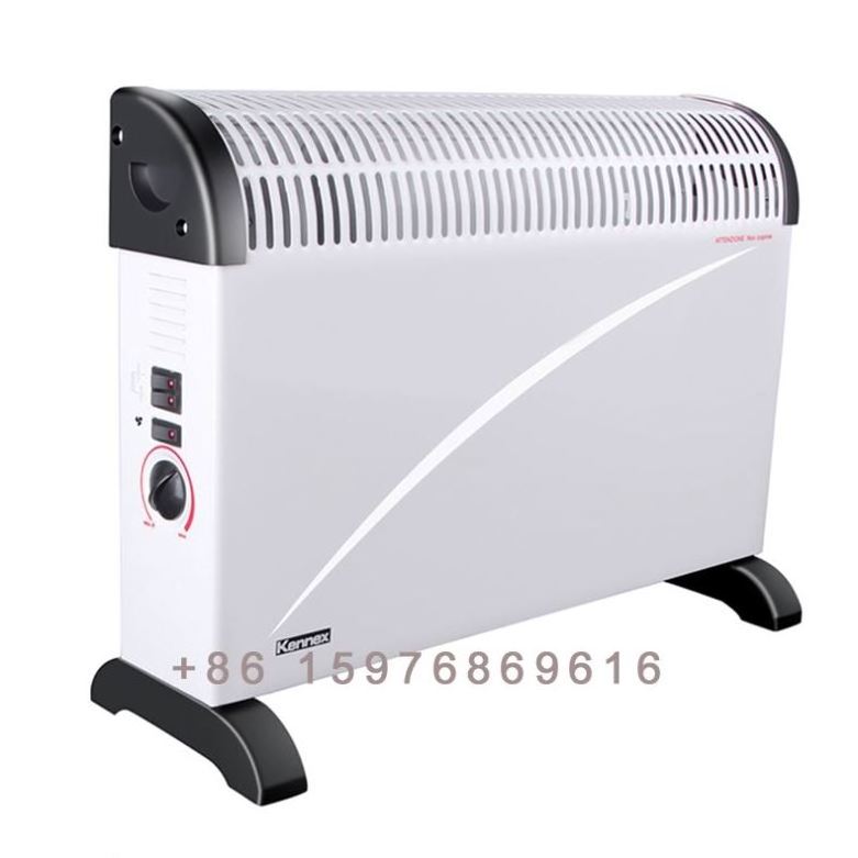 2000W Adjustable Thermostat Wall Mounted Convector Heater With 24h Timer and Turbo Fan