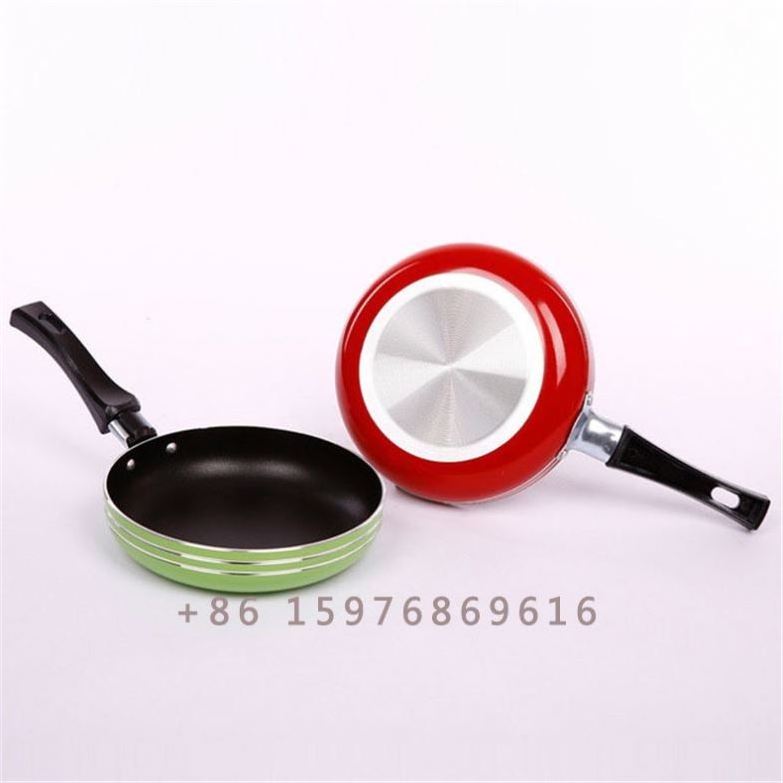 12CM Non-stick Pan Stainless Steel Handle Cookware Aluminum Non-stick Copper Frying Pan