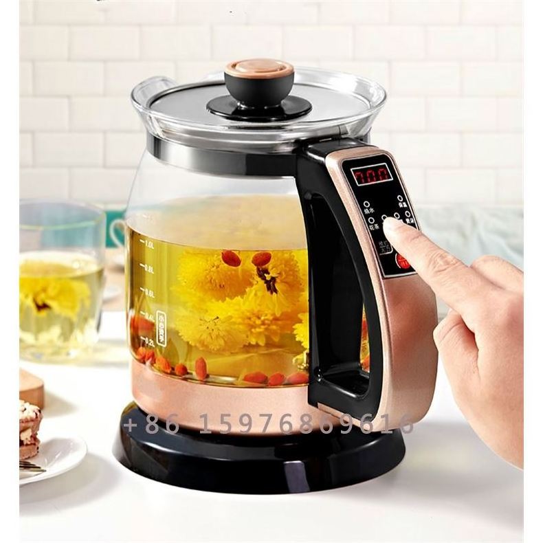 220V Gold Automatic Temperature Control Tea Maker Electric Kettle