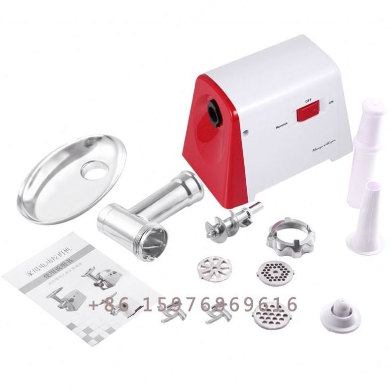 Heavy Duty Powerful Stainless Steel Electric Parts Home Sausage Stuffer Mincer Slicer Food Processor Meat Grinders Machine