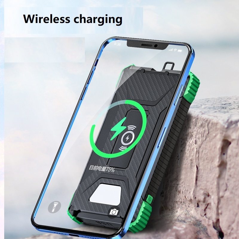 hot selling new products 2023 power bank solar wireless phone charger high speed power bank case