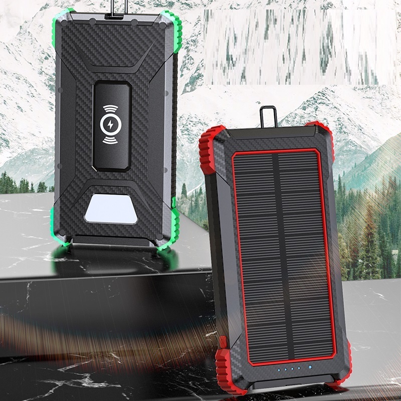 hot selling new products 2023 power bank solar wireless phone charger high speed power bank case