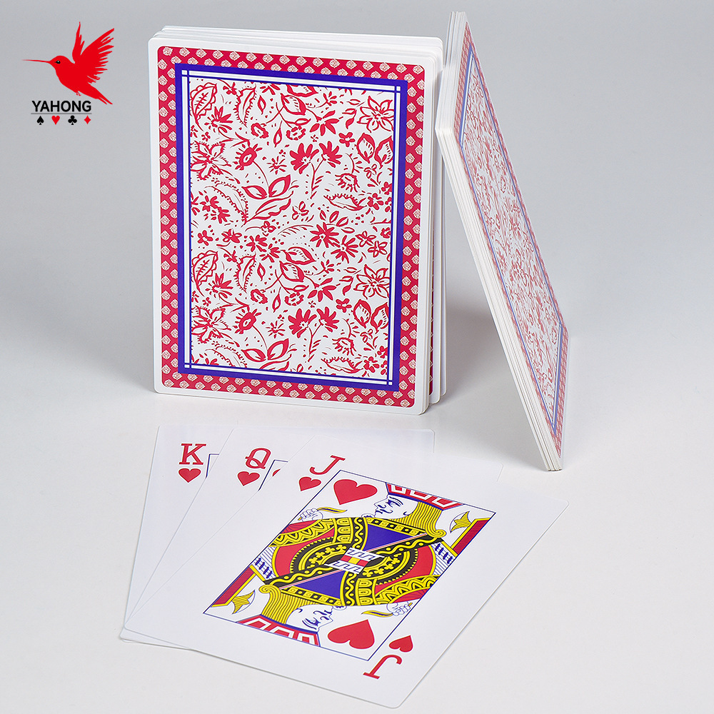 Popular Design Custom Printing Classic Jumbo Index Poker Playing Card with Paper Box