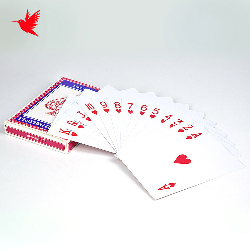 Popular Design Custom Printing Classic Jumbo Index Poker Playing Card with Paper Box