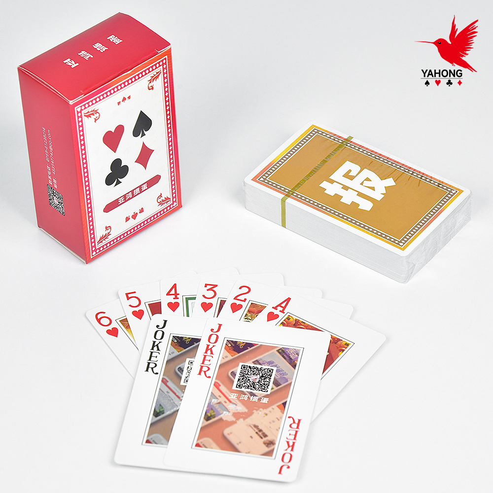 Custom Poker Game Deck Creative Exquisite  Funny Poker Cards Board Game Printing Unique Clear Pattern Playing Cards