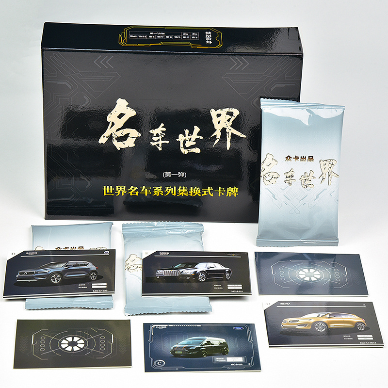 Factory wholesale custom holographic Playing Cards deck trading card game printing