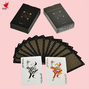 Free Sample Custom Design LOGO Poker Deck Game Waterproof Printing Wholesale Paper Playing Cards With Box